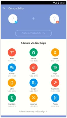 Zodiac Signs 101 android App screenshot 9