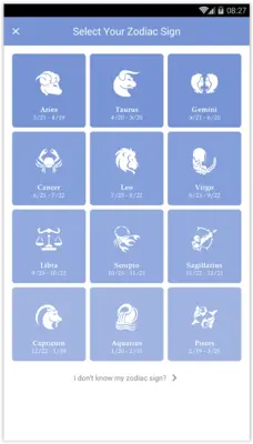 Zodiac Signs 101 android App screenshot 1