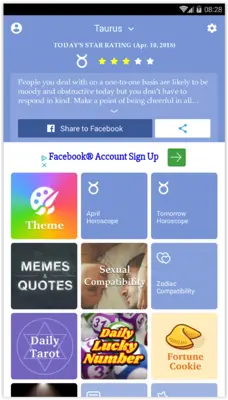 Zodiac Signs 101 android App screenshot 2