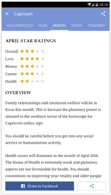 Zodiac Signs 101 android App screenshot 7