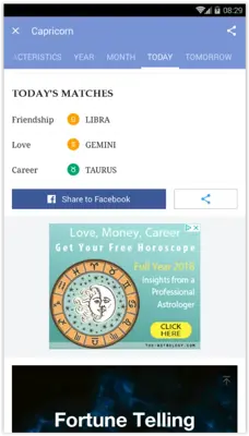 Zodiac Signs 101 android App screenshot 8